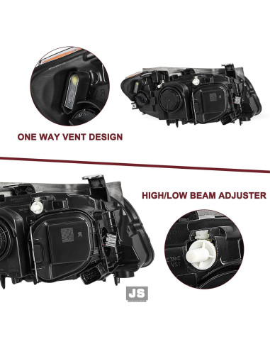 Faros Xenón JSBOYAT para BMW X1 2013-2015, DRL LED