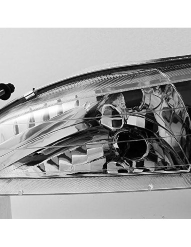 Juego de Faros Negros AKKON para Toyota Corolla 98-00