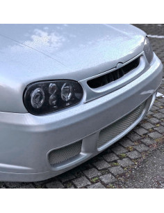 Faros Proyector Dual Halo Negro SPEC-D Tuning VW Golf 1999-2006 2