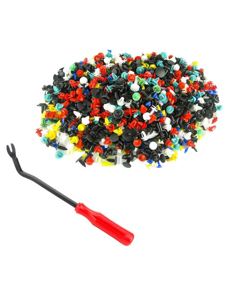 500 Clips Universales para Automóviles NYTKL + Herramienta