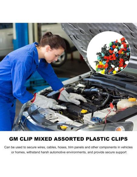 500 Clips Universales para Automóviles NYTKL + Herramienta