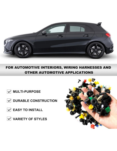 500 Clips Universales para Automóviles NYTKL + Herramienta