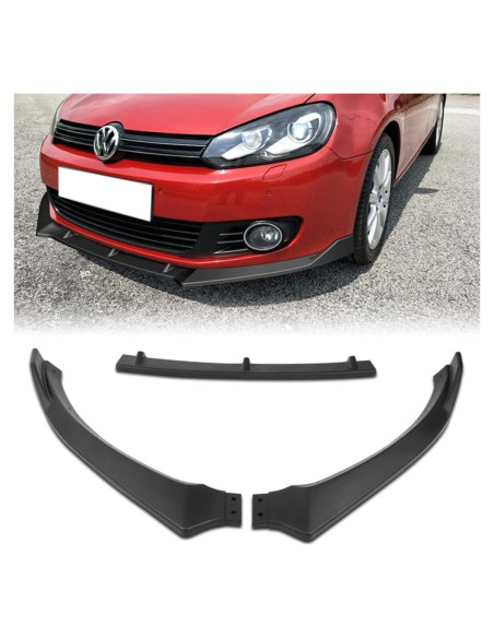 Labio Parachoques Frontal W-POWER para Volkswagen Golf 6 2010-2013