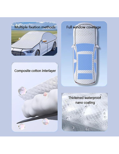 Cubierta de Parabrisas para Nieve Renault Fluence 2009-2012