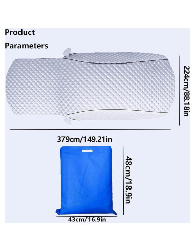 Cubierta de Parabrisas para Nieve Renault Fluence 2009-2012