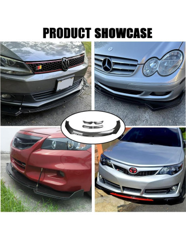 Splitter Frontal Universal YAOHUA con Varillas Soporte 183.48 cm