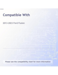 Cubiertas de Pilar de Fibra de Carbono Mejora Tu Auto Ford Fusion 2013-2023 2