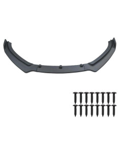 Labio de Parachoques Delantero Audi A4 B8 S4 RS4 2008-2012 Negro Mate