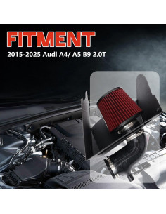 Kit de Admisión de Aire Frío LIUWEIRACING para Audi A4 A5 2.0T 2