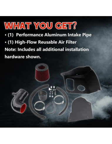 Kit de Admisión de Aire Frío LIUWEIRACING para Audi A4 A5 2.0T