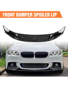 Labio Spoiler Frontal BMW F10 F18 M Sport 2011-2016 Negro 2