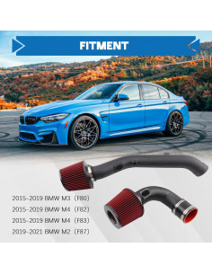 Toma de Aire Fría LIUWEIRACING para BMW M3 M4 F80 F82 F83 F87 2015-2019 2