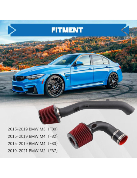 Toma de Aire Fría LIUWEIRACING para BMW M3 M4 F80 F82 F83 F87 2015-2019