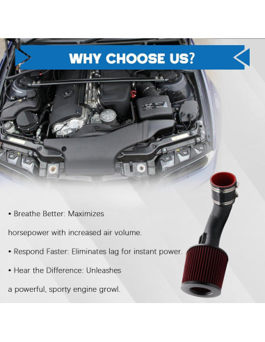 Toma de Aire Fría LIUWEIRACING para BMW M3 M4 F80 F82 F83 F87 2015-2019