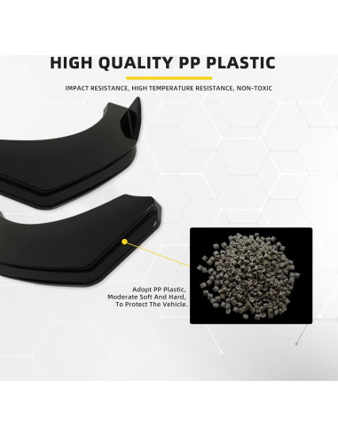 Labio de Parachoques Delantero Universal DREAMOTOR con Varillas