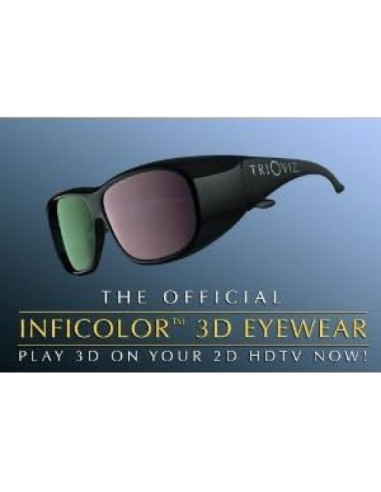 Gafas 3D INFICOLOR TriOviz Fit Over para HDTV