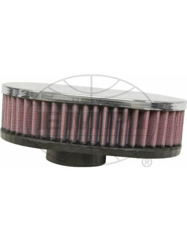 Filtro de Aire EMPI 17-2976 Ovalado con Flange de Goma 2"