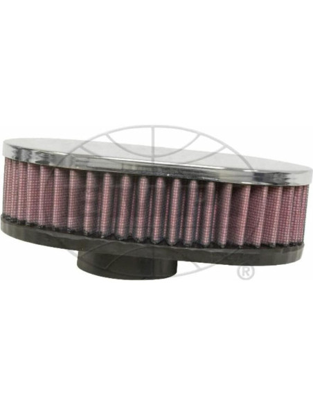 Filtro de Aire EMPI 17-2976 Ovalado con Flange de Goma 2"