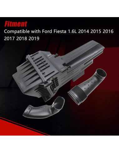 Caja de Filtro de Aire de Admisión FZJDSD para Ford Fiesta 1.6L 2014-2019
