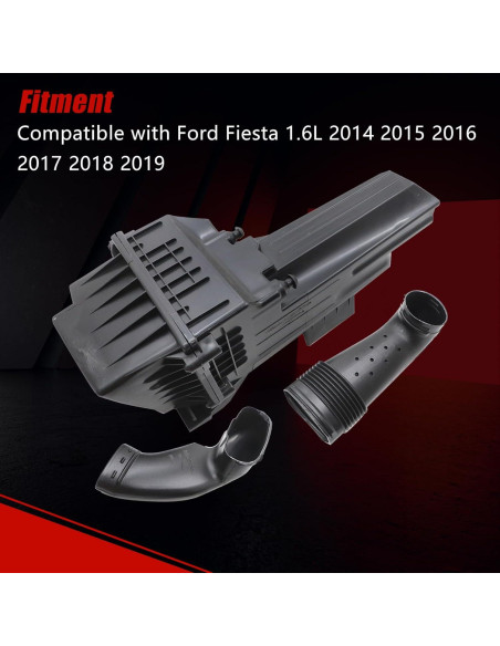 Caja de Filtro de Aire de Admisión FZJDSD para Ford Fiesta 1.6L 2014-2019
