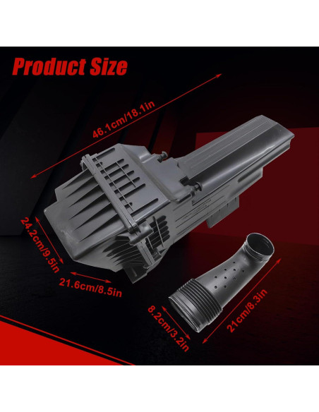 Caja de Filtro de Aire de Admisión FZJDSD para Ford Fiesta 1.6L 2014-2019