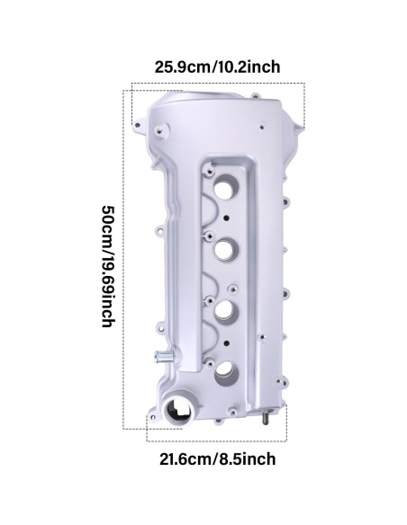 Cubierta de Válvula Motor TukboTech para Toyota 1.8L 2000-2008