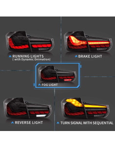 Luces Traseras OLED VLAND para BMW F30 F35 F80 2013-2018 2
