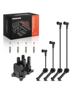Bobinas de Encendido y Bujías de Iridio A-Premium para Ford Fiesta 2011-2019 1.6L