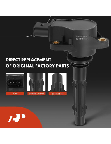 Conjunto A-Premium 6 Bobinas de Encendido y Bujías Iridio