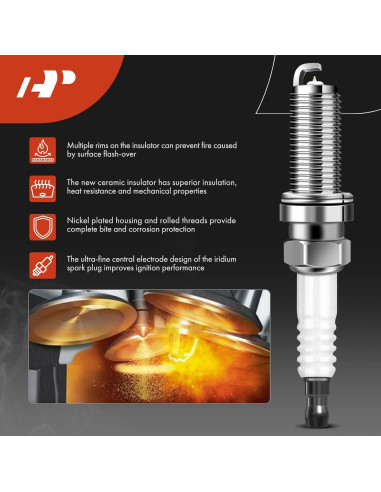 Conjunto A-Premium 6 Bobinas de Encendido y Bujías Iridio