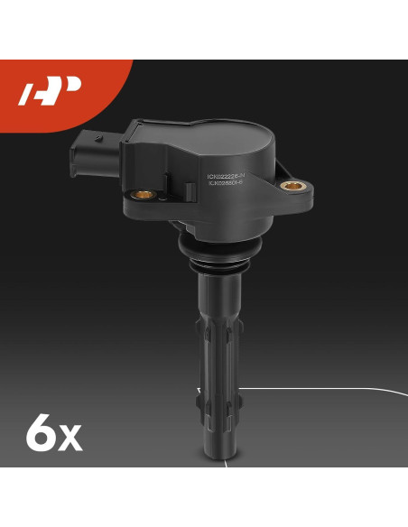 Conjunto A-Premium 6 Bobinas de Encendido y Bujías Iridio