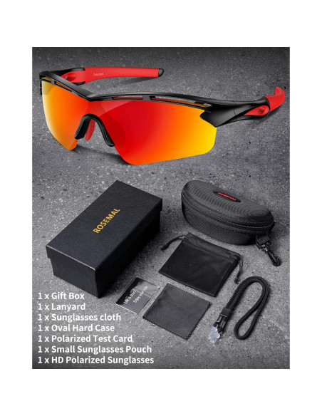 Gafas de sol deportivas Rosemal 7252 polarizadas UV400