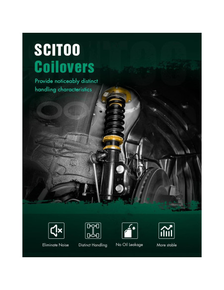 Kits de Amortiguadores Coilover SCITOO para Volkswagen Cabrio, Golf y Jetta