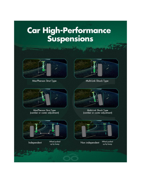 Kits de Amortiguadores Coilover SCITOO para Volkswagen Cabrio, Golf y Jetta