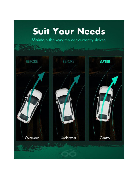 Kits de Amortiguadores Coilover SCITOO para Volkswagen Cabrio, Golf y Jetta