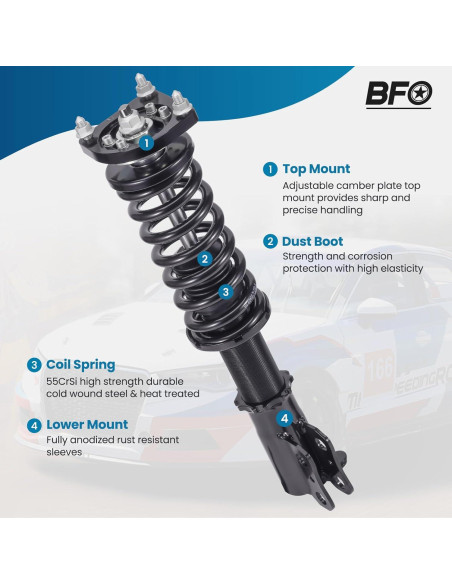 Coilovers BFO Ajustables para Ford Mustang 1994-2004