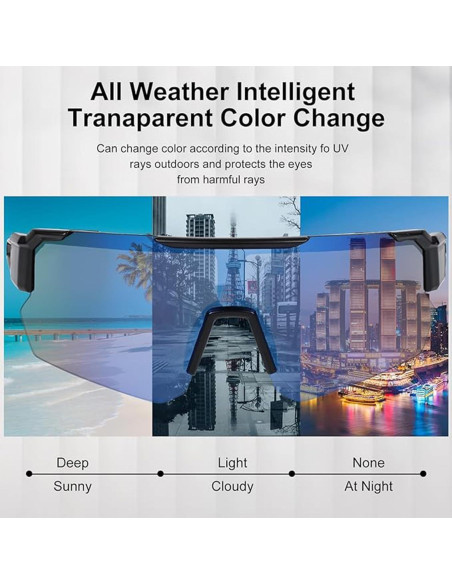 Gafas de Ciclismo ZJMZZM Tyj Polarizadas UV400 Unisex