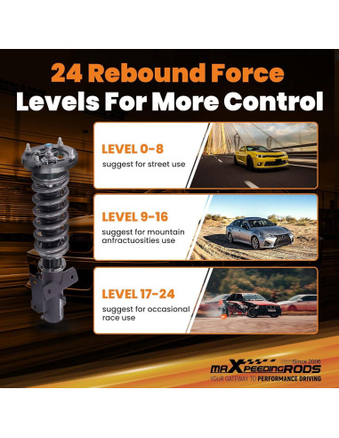 Coilover Ajustable maXpeedingrods para Ford Mustang 2005-2014