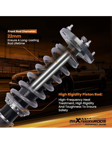 Coilover Ajustable maXpeedingrods para Ford Mustang 2005-2014
