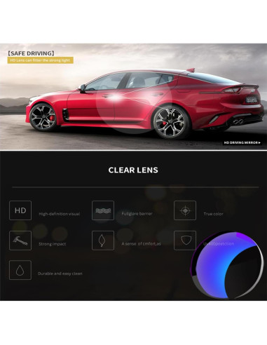 Gafas de Ciclismo ZJMZZM Tyj Polarizadas UV400 Unisex