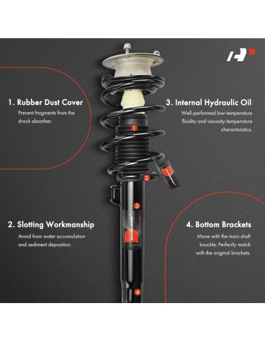 Amortiguadores Frontal A-Premium para BMW X1 E84 2013-2015