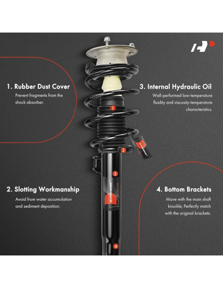 Amortiguadores Frontal A-Premium para BMW X1 E84 2013-2015