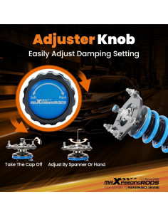 Coilovers Ajustables maXpeedingrods para Honda Civic 2016-2021 2