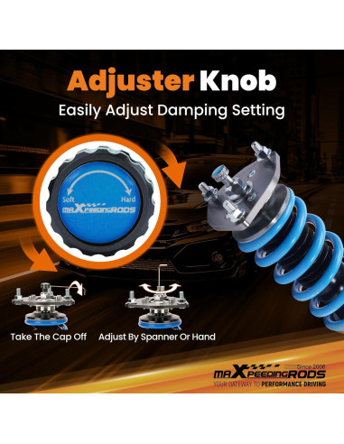 Coilovers Ajustables maXpeedingrods para Mercedes-Benz C W205 2015-2021
