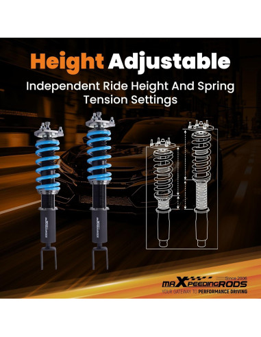 Coilovers Ajustables maXpeedingrods para Mercedes-Benz C W205 2015-2021