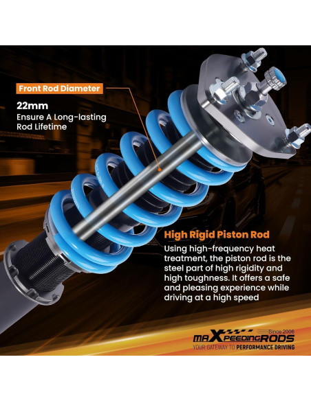 Coilovers Ajustables maXpeedingrods para Mercedes-Benz C W205 2015-2021