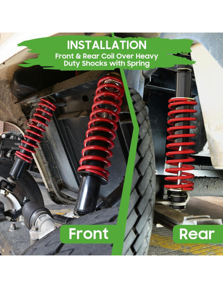 Amortiguadores de Carro de Golf 10L0L Delanteros y Traseros