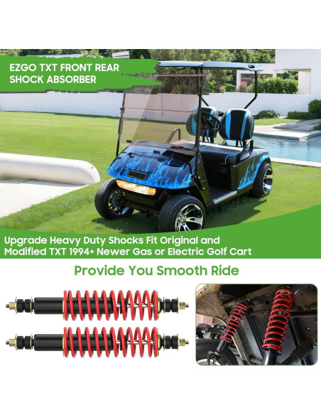 Amortiguadores de Carro de Golf 10L0L Delanteros y Traseros