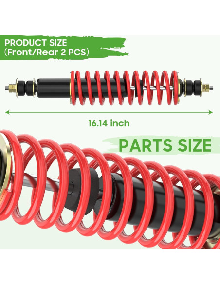 Amortiguadores de Carro de Golf 10L0L Delanteros y Traseros