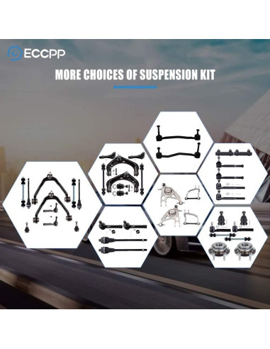 ECCPP Enlaces de Barra Estabilizadora Delantera Honda Prelude 1997-2001